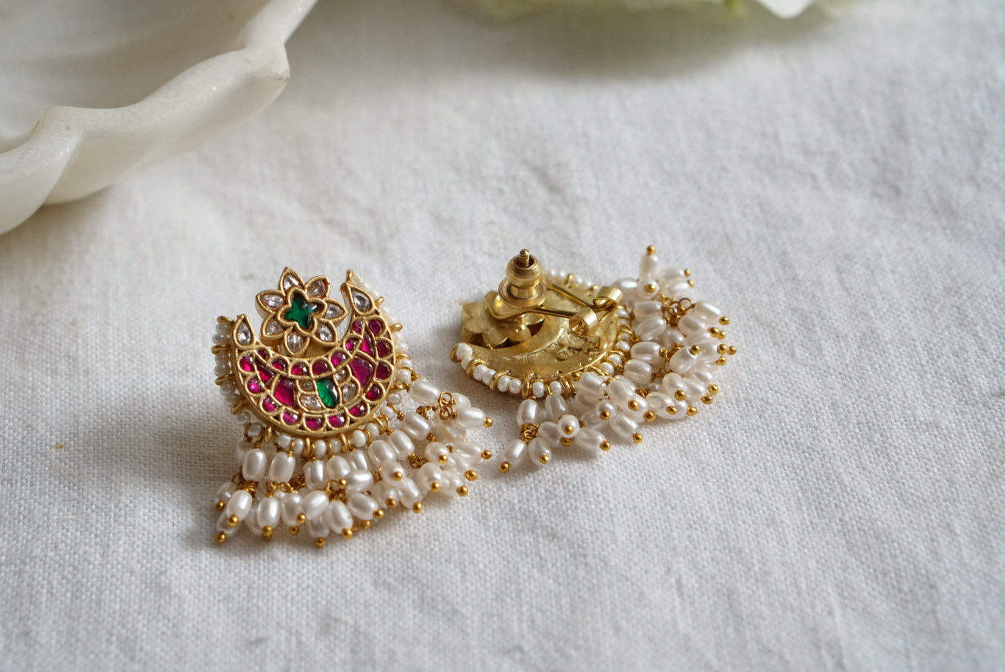 Kundan earring (1-3927)(K)(preorder)