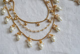 Polki Studs With EarChain (1-4289)(B)