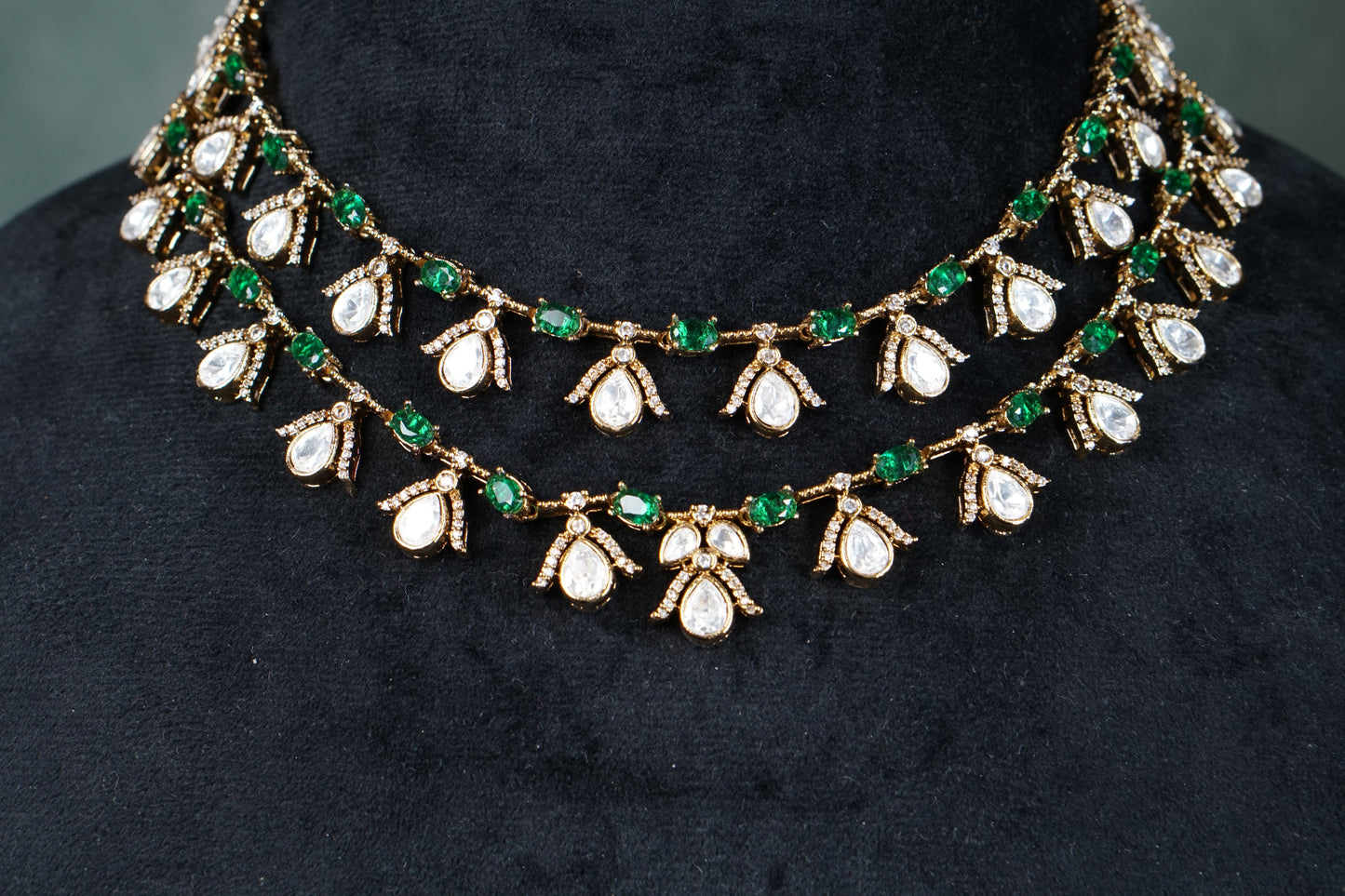 Polk necklace Set (4-8611)(B) - JEWELSTYLE