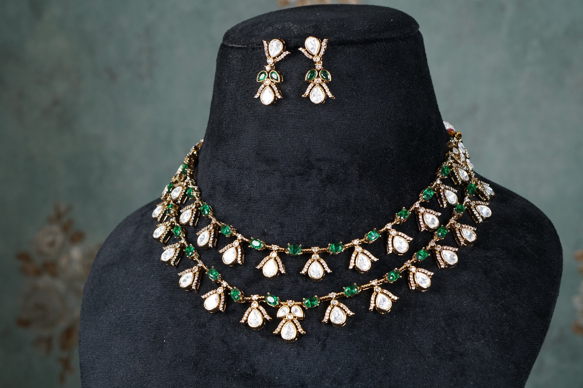 Polk necklace Set (4-8611)(B) - JEWELSTYLE