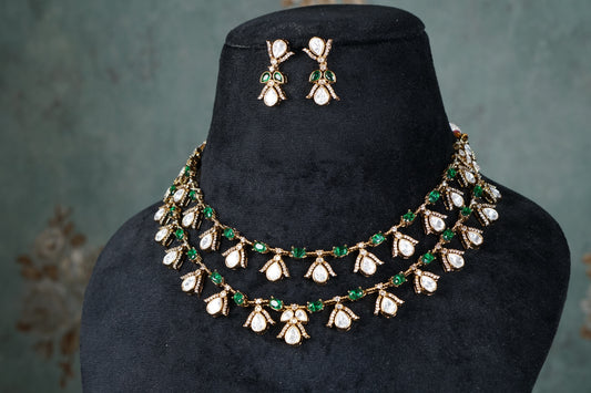Polk necklace Set (4-8611)(B) - JEWELSTYLE