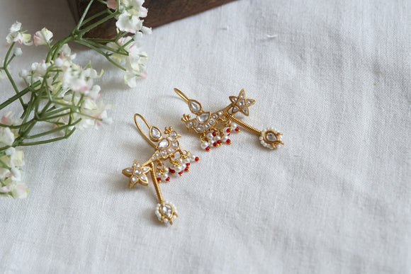 Kundan Earrings (1-4455)(R)