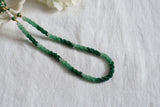 Green Beads necklace (4-7530)(K)