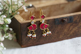 Kundan Earrings (1-4451)(R)