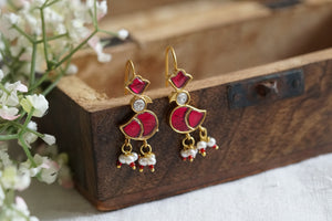 Kundan Earrings (1-4451)(R)