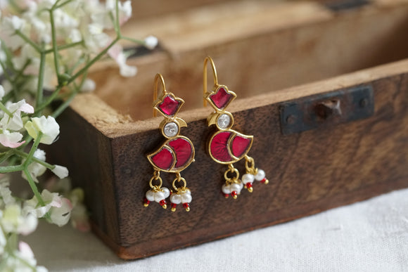 Kundan Earrings (1-4451)(R)