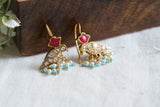 Kundan Earrings (1-4450)(R)