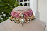 Kundan Choker Set (4-9159)(B)
