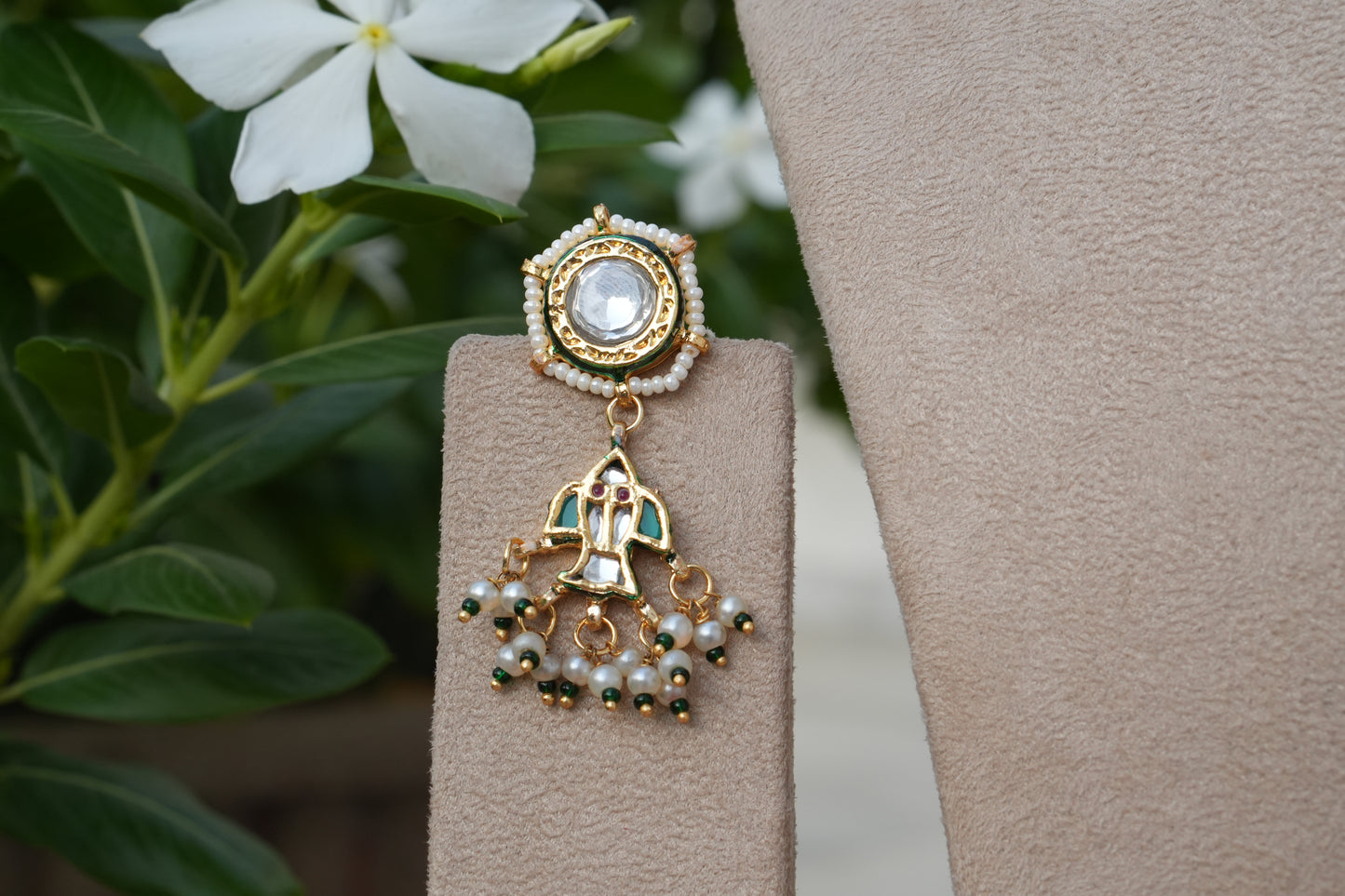 Kundan Choker Set (4-9159)(B)