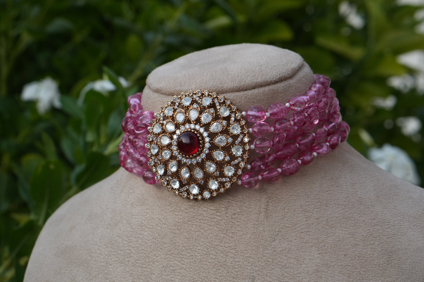 Polki Choker Set (4-9174)(B)