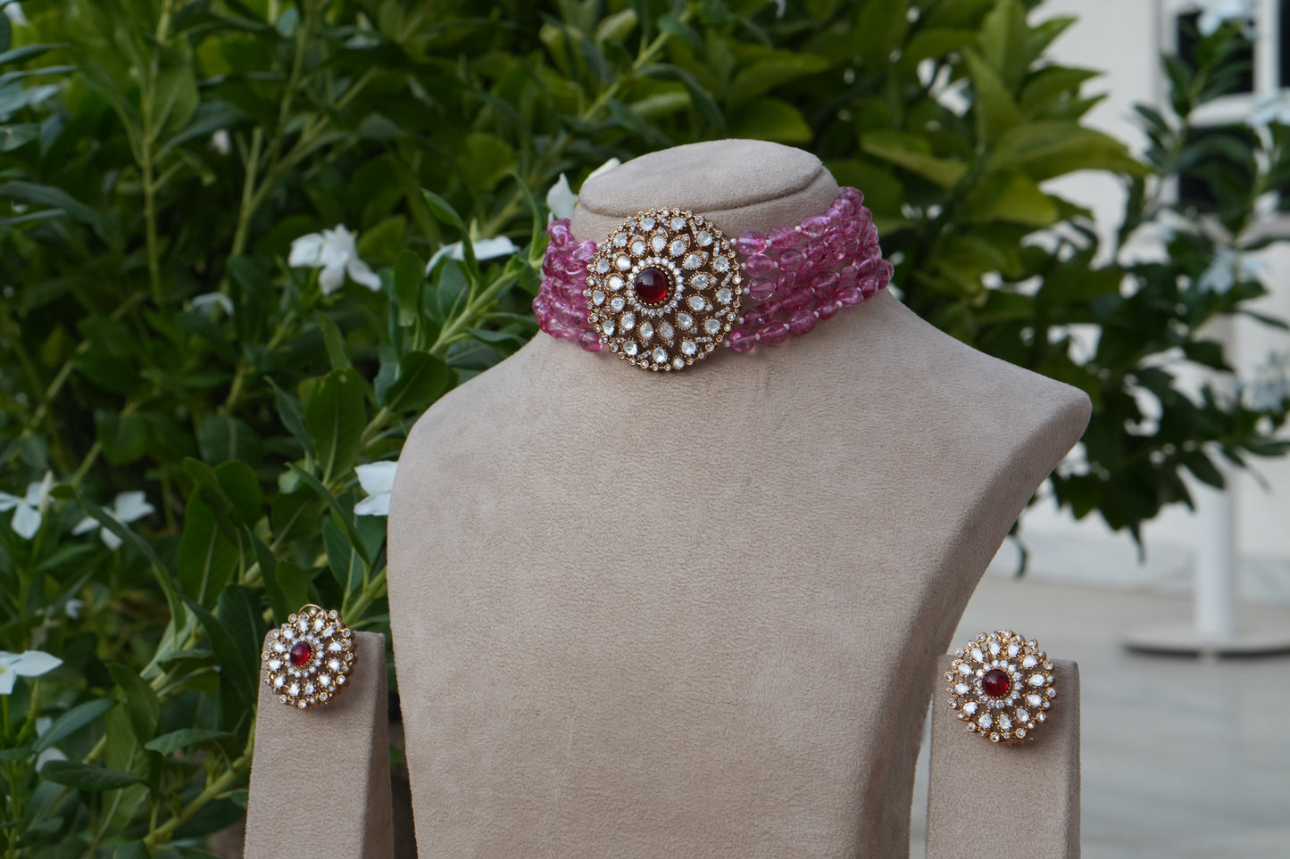 Polki Choker Set (4-9174)(B)