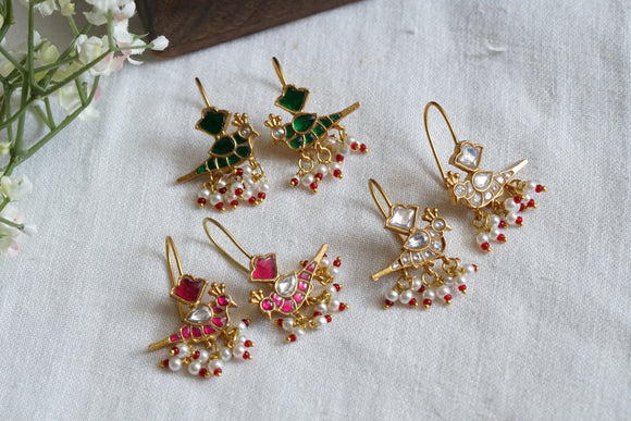 Kundan Earrings (1-4444)(R)