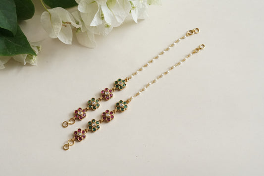 Antique Kundan Earchain(9-385) (AK)