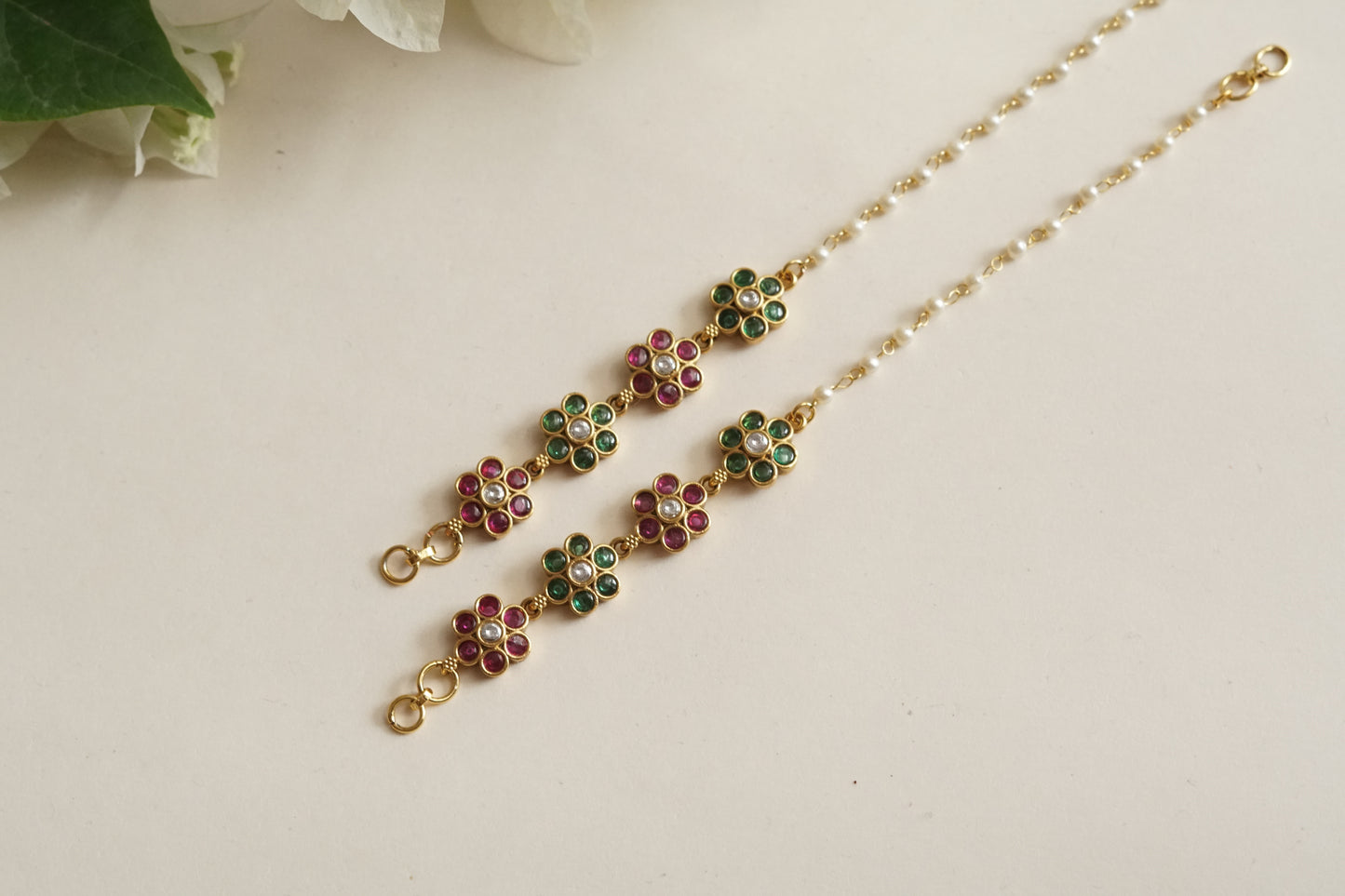 Antique Kundan Earchain(9-385) (AK)
