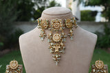 Kundan Necklace Set (4-9161)(B) - JEWELSTYLE