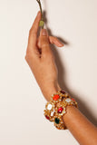 Kundan  Navratan Openable bangle (3-452)(R)SIZE 2'6
