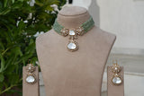 Polki Choker Set (4-9173)(B)