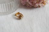 White Polki  Ring (6-282)(B)