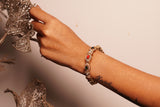 Multi stone Polki Openable bangle (3-447)(B) Size 2’6