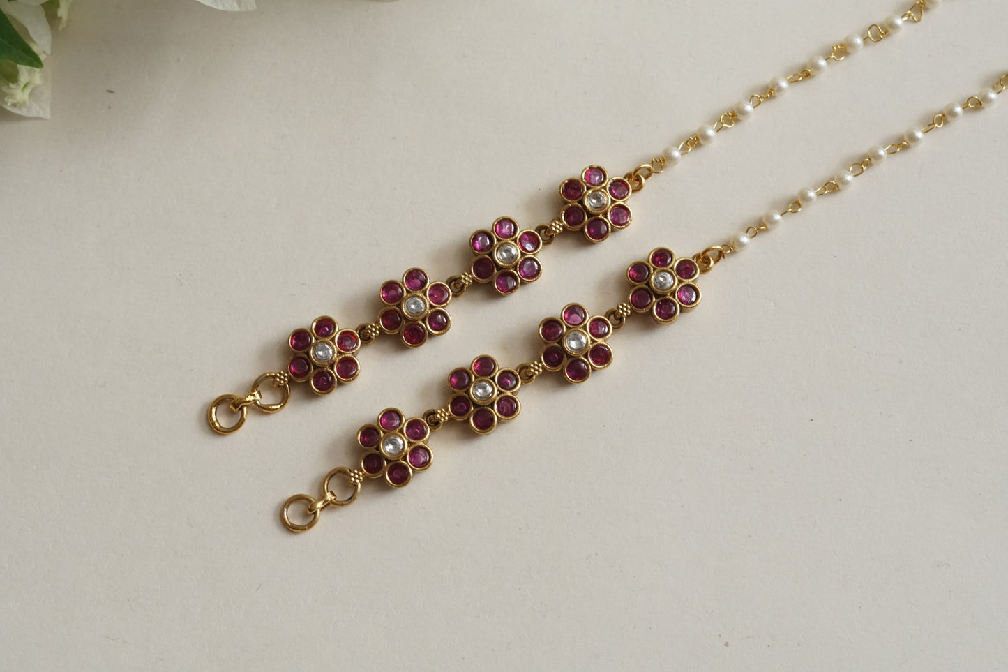 Antique Kundan Earchain(9-384) (AK)
