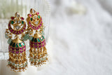 Kundan jhumki (1-3920)(K)(PREORDER DELIVERS IN 20-25DAYS)