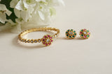 Antique Kundan Bangles openable (3-489)(AK) - JEWELSTYLE