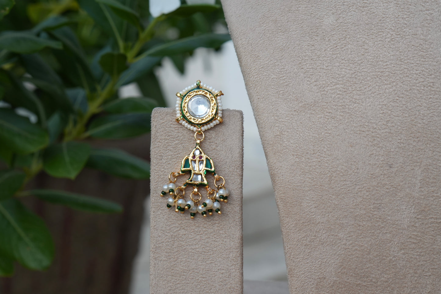 Kundan Choker Set (4-9165)(B)