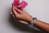 Turquoise openable bangles size 2’6 (3-326)(EX)