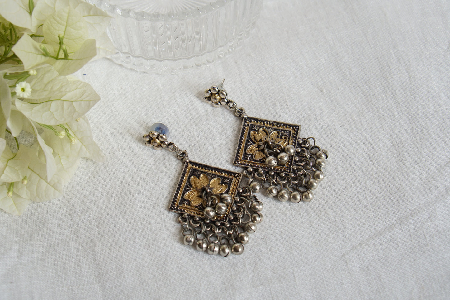 Oxidised Earrings (1-4865)