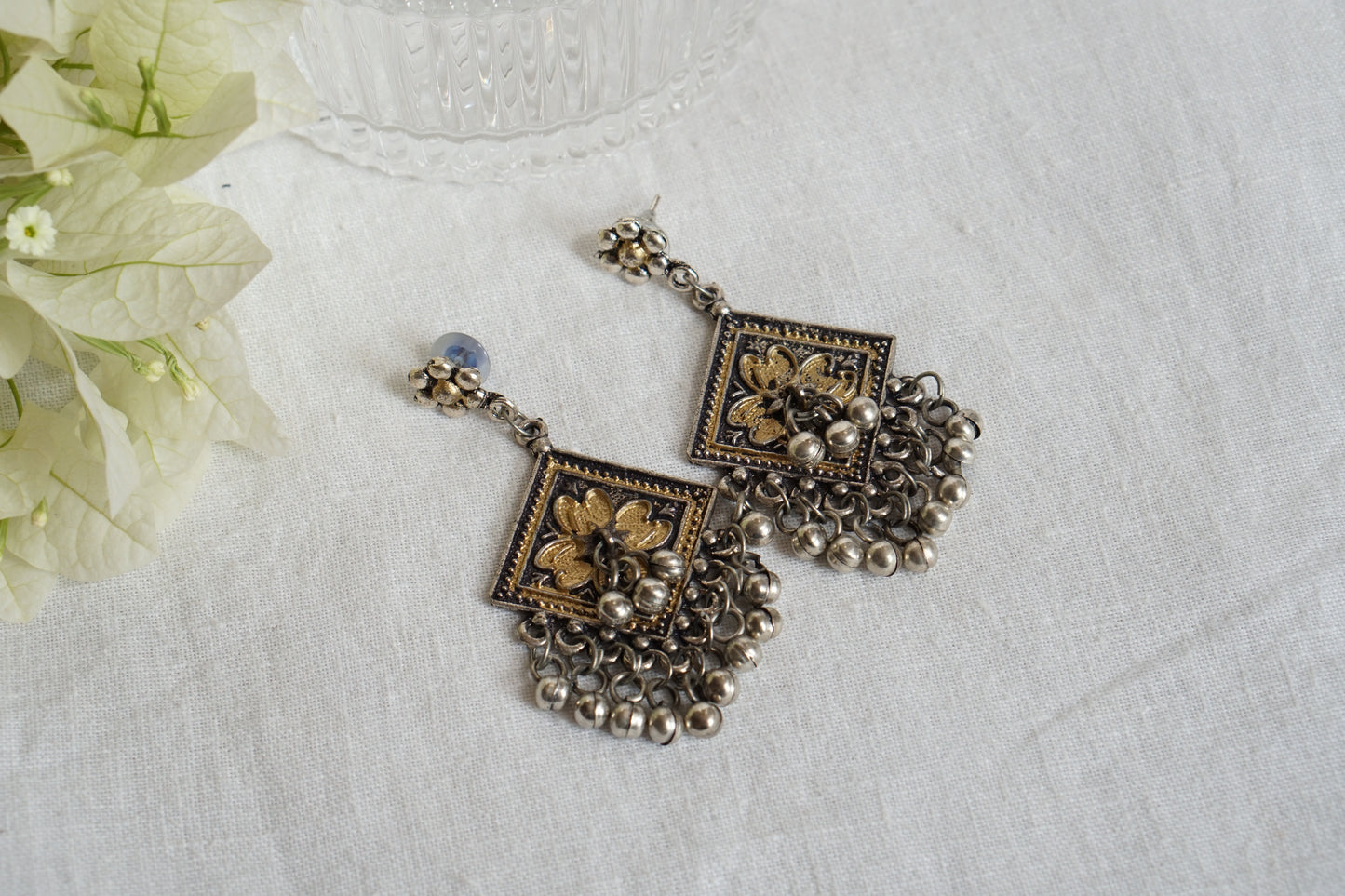 Oxidised Earrings (1-4865)