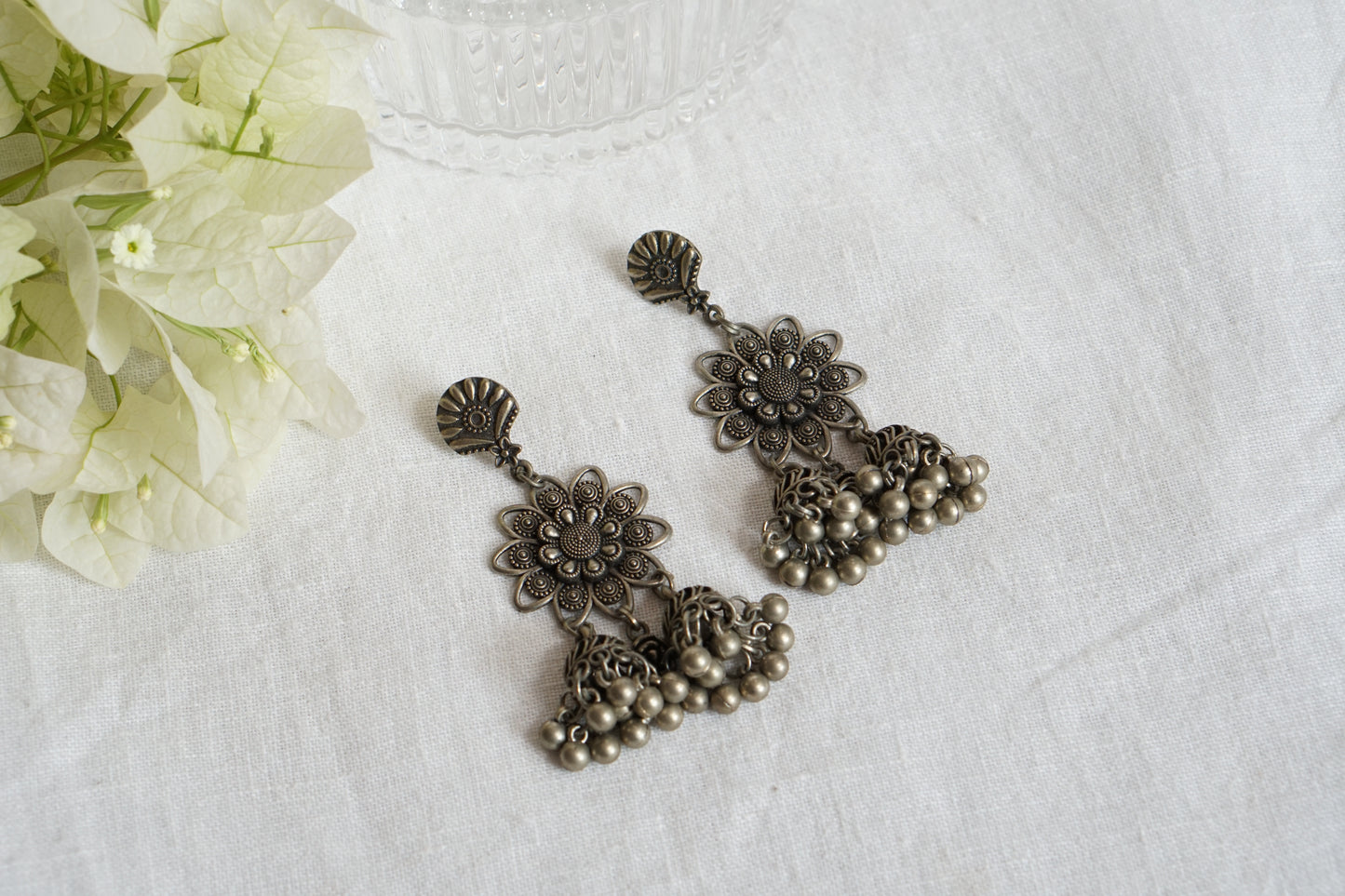 Oxidised Earrings (1-4864)