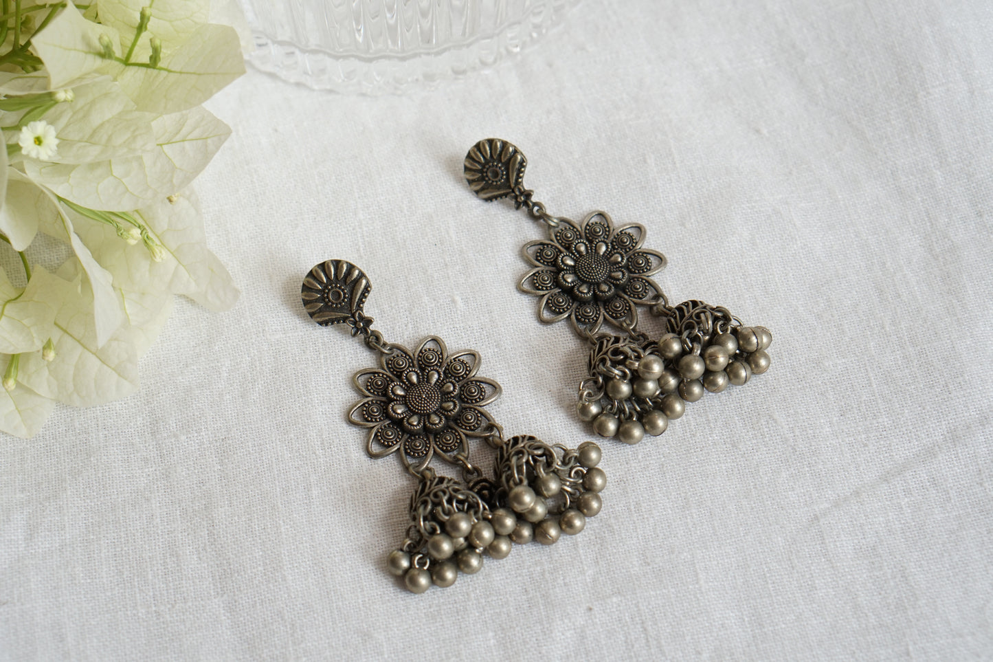 Oxidised Earrings (1-4864)