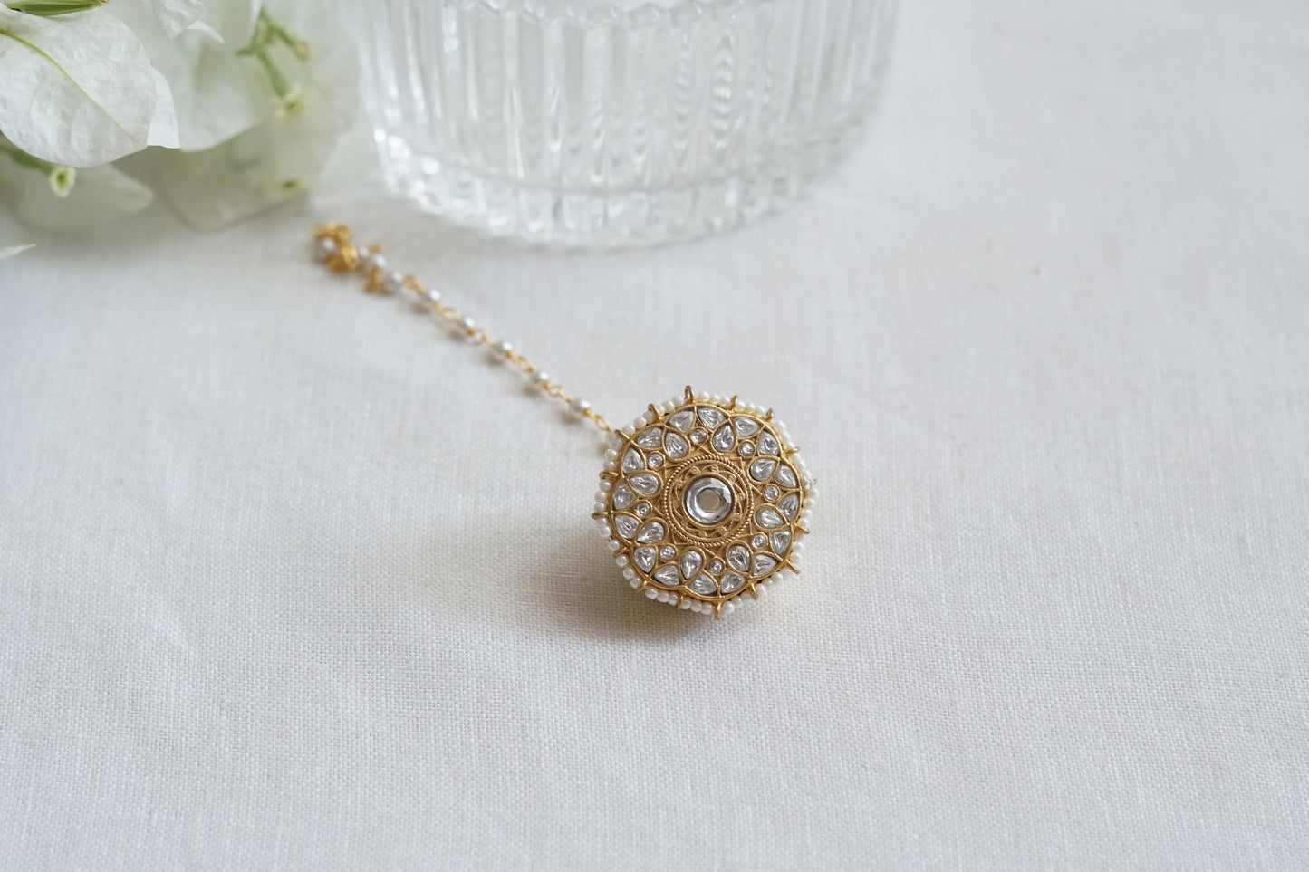 Kundan Borla Maangtika (5-1736)(R)
