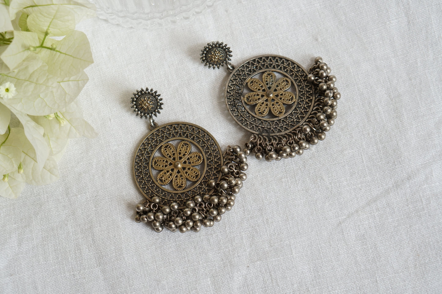 Oxidised Earrings (1-4863)