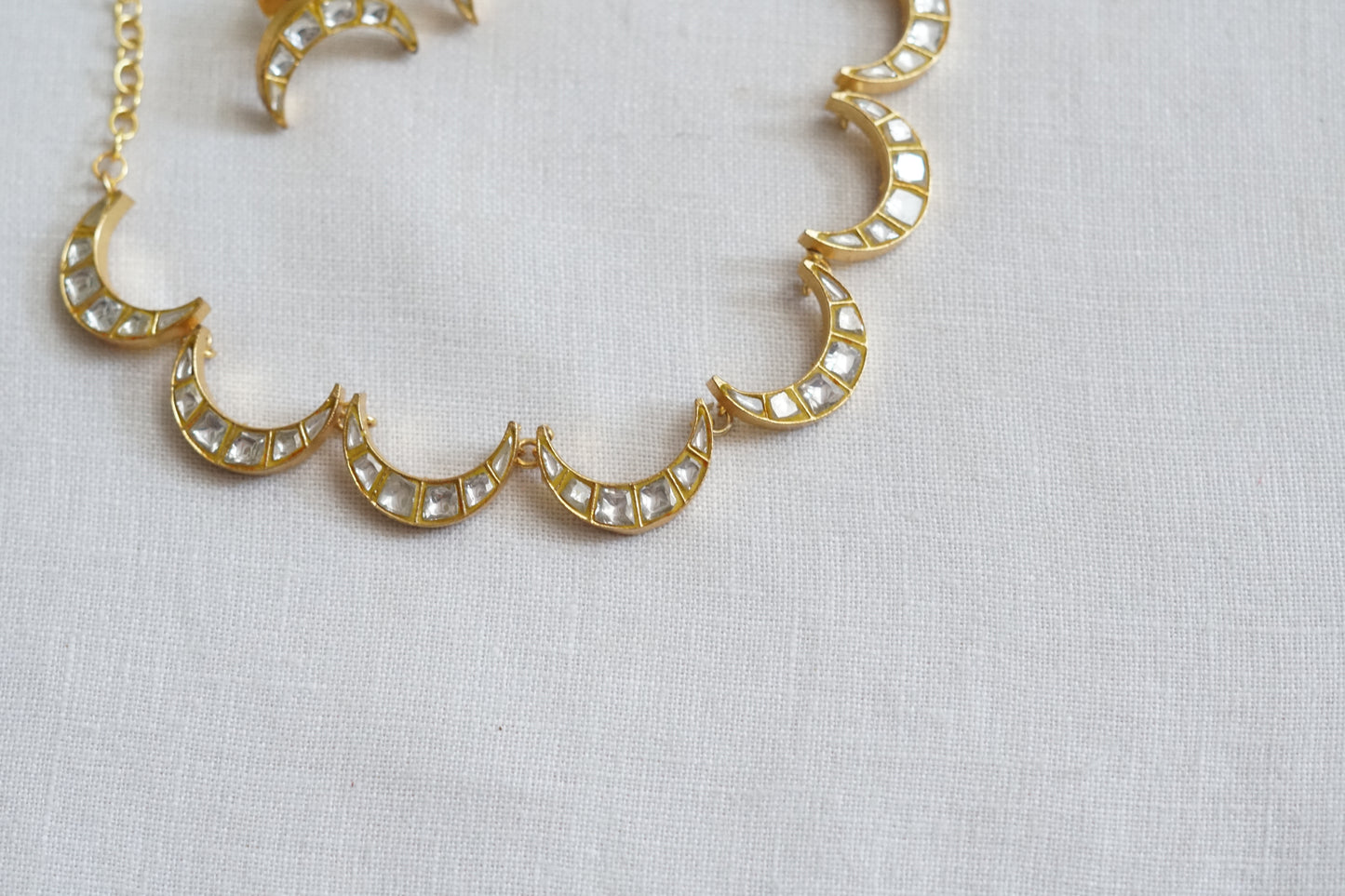 Chand Kundan Necklace Set (4-9287)(R)