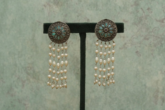 Oxidised earrings (1-2982)