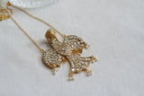 Kundan bird Pendant (4-9289)(R) - JEWELSTYLE