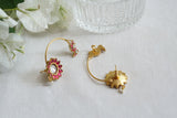 Kundan Earcuff Earrings(1-5284)(R) - JEWELSTYLE