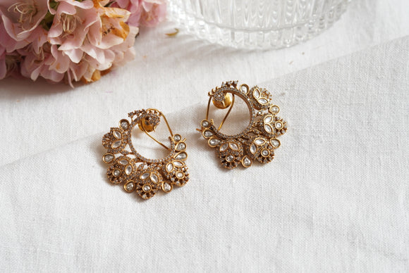 Polki  earring (1-4179)(B)