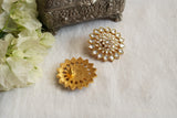 Big Kundan studs (1-4753)(R)