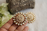 Big Kundan studs (1-4753)(R)