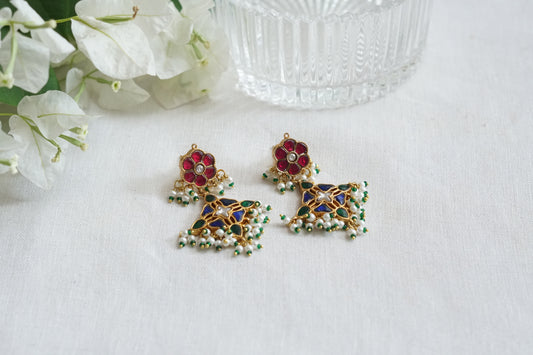 Kundan Earrings (1-5272)(R)