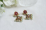 Kundan Earrings (1-5272)(R) - JEWELSTYLE
