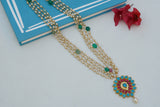 Kundan pendant necklace (4-6497)(R)