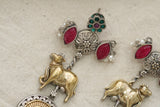 Oxidised Earring (1-2989)