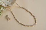 Ad stone Necklace set (4-8276)(Ak)