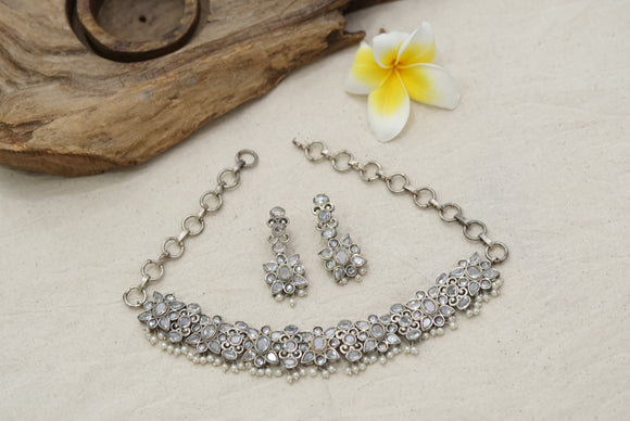 Kundan necklace set (4-5825)(OFFER PIECE)