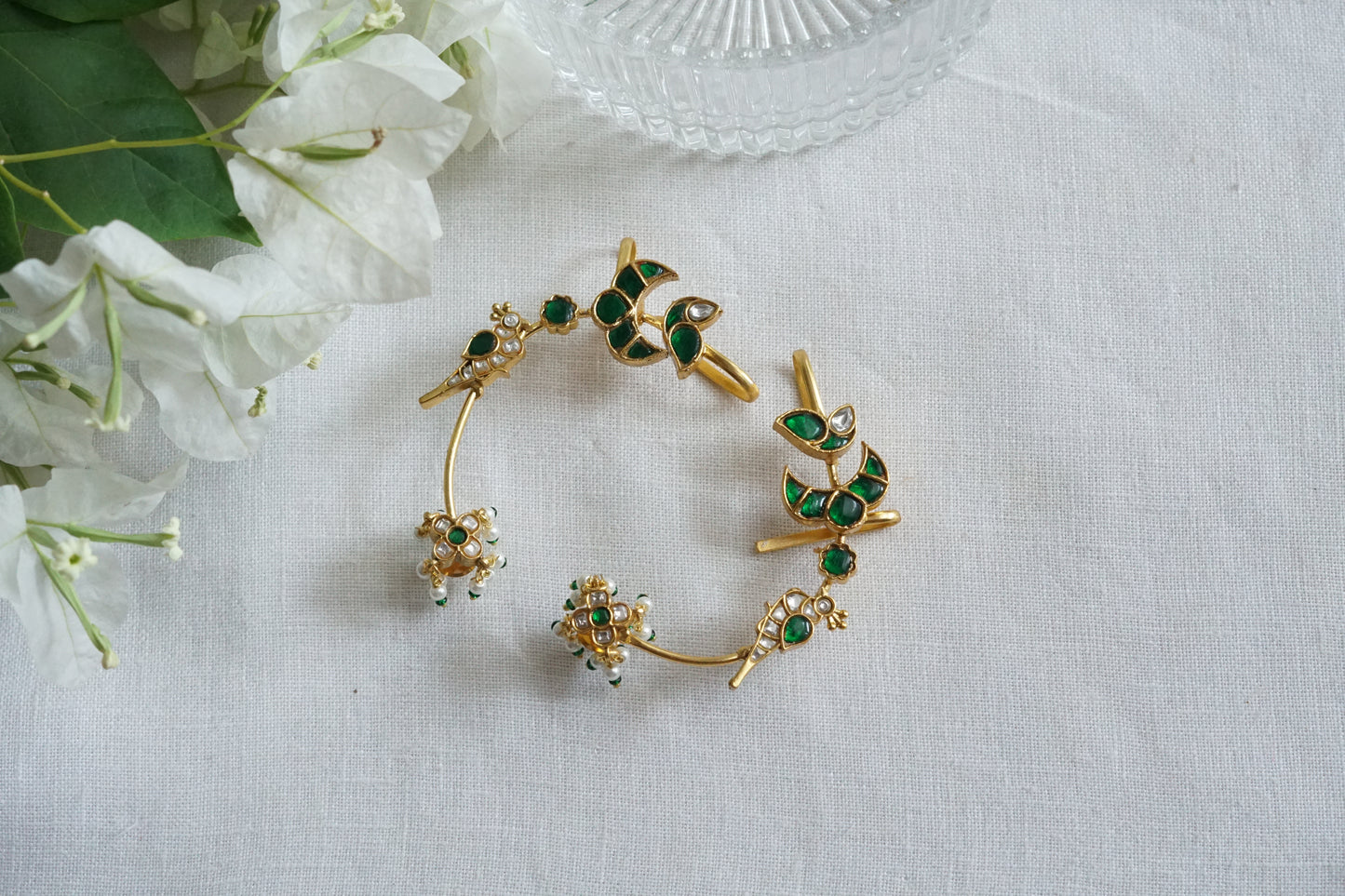Kundan Earcuff Earrings (1-5277)(R)