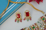kundan necklace set (4-6425)(R)(INTRODUCTORY PRICE)