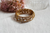 Polki stone bangle (3-425)(B)Size 2’4